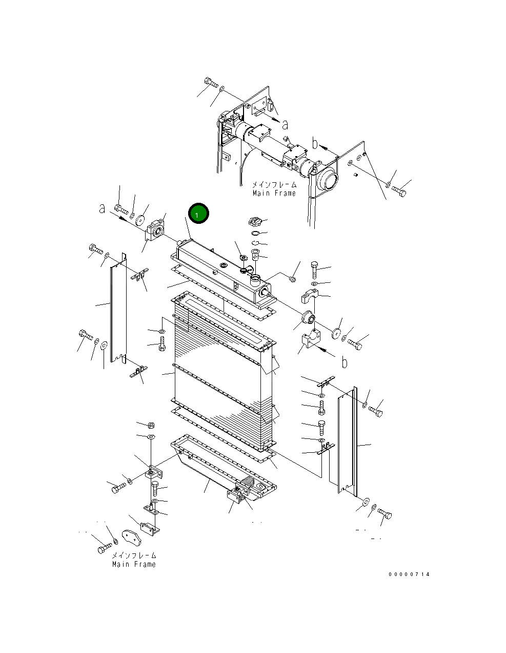 Бак 154-03-71110 Komatsu