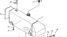 Бак 144-A62-8780 Komatsu