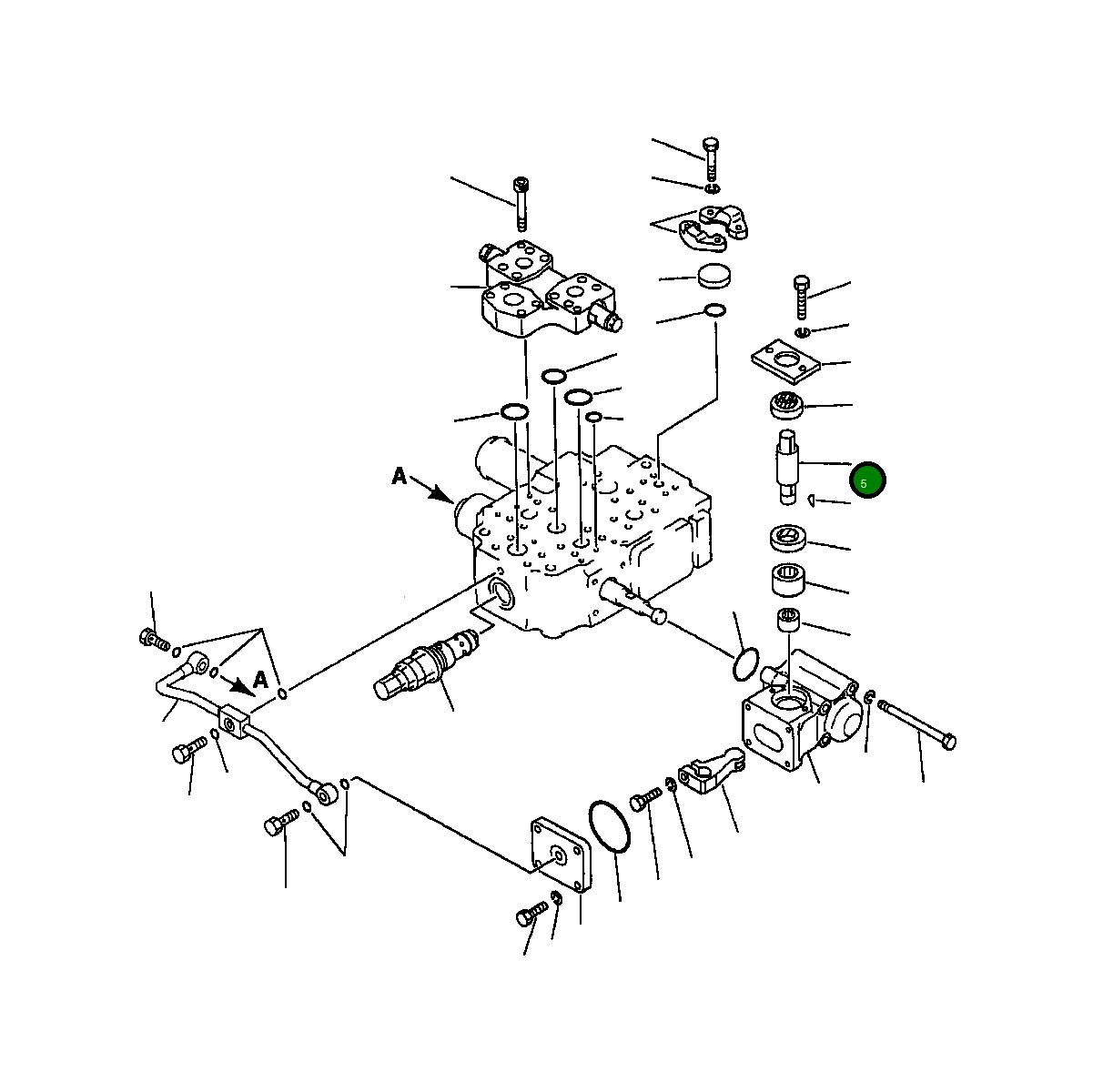Вал 702-13-21670 Komatsu