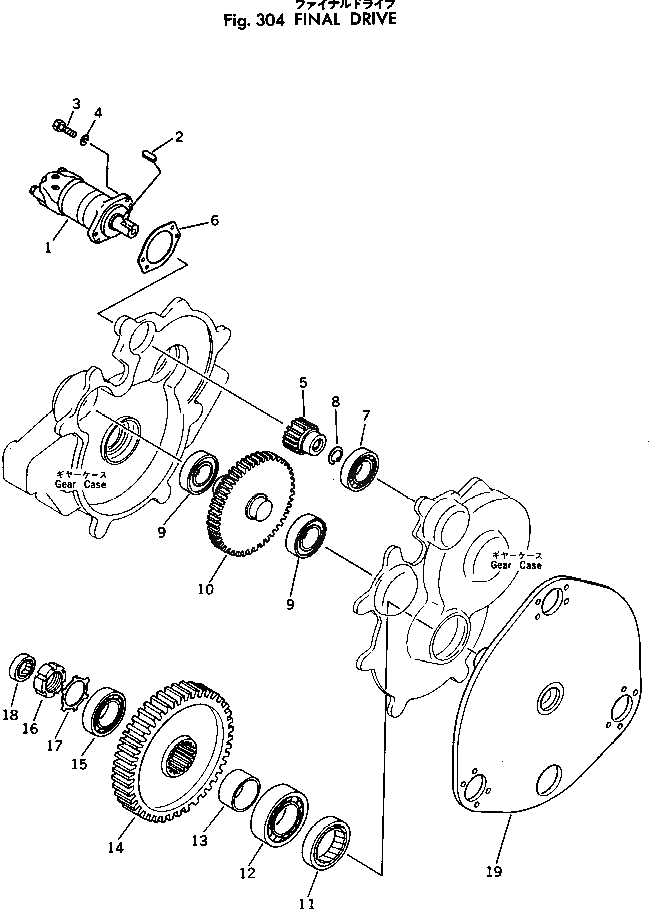 Вал 258-40-12101 Komatsu