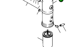 Болт, 5/16NC X 4 25 494 R1 Komatsu