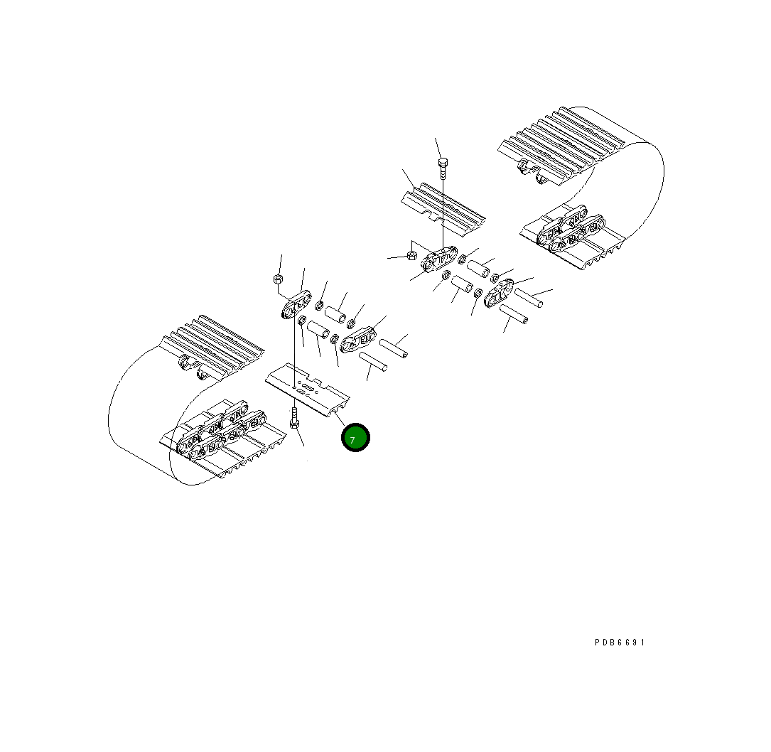 Башмак 208-32-61340 Komatsu