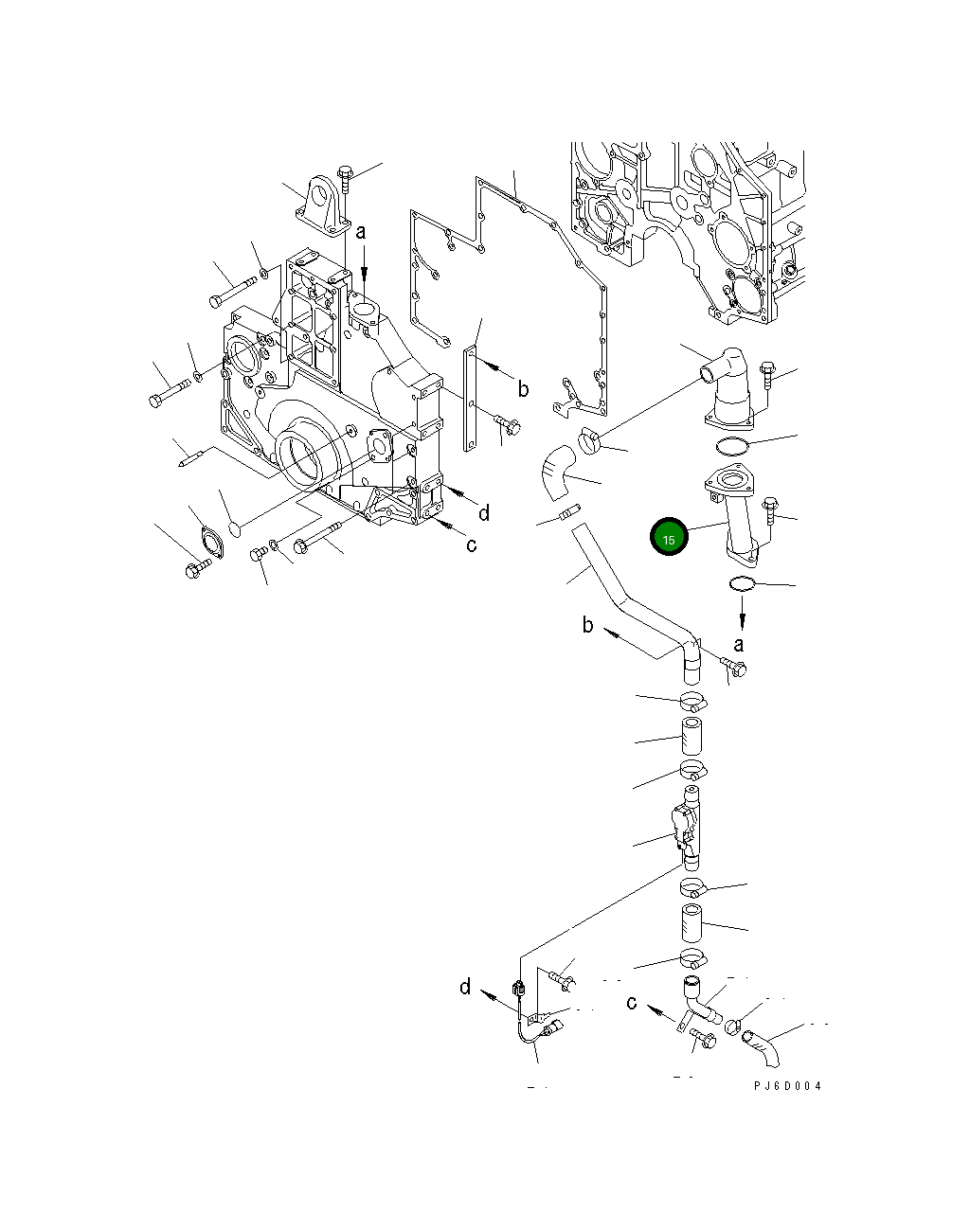 Адаптер 6218-21-8610 Komatsu