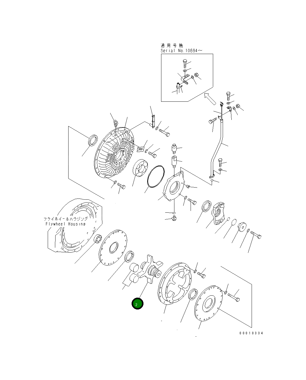 Вал 198-12-41130 Komatsu