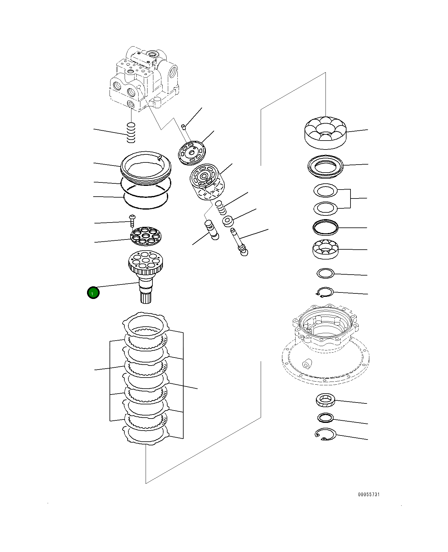 Вал 706-7K-41610 Komatsu