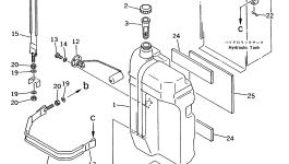 Бак 21U-04-21111 Komatsu