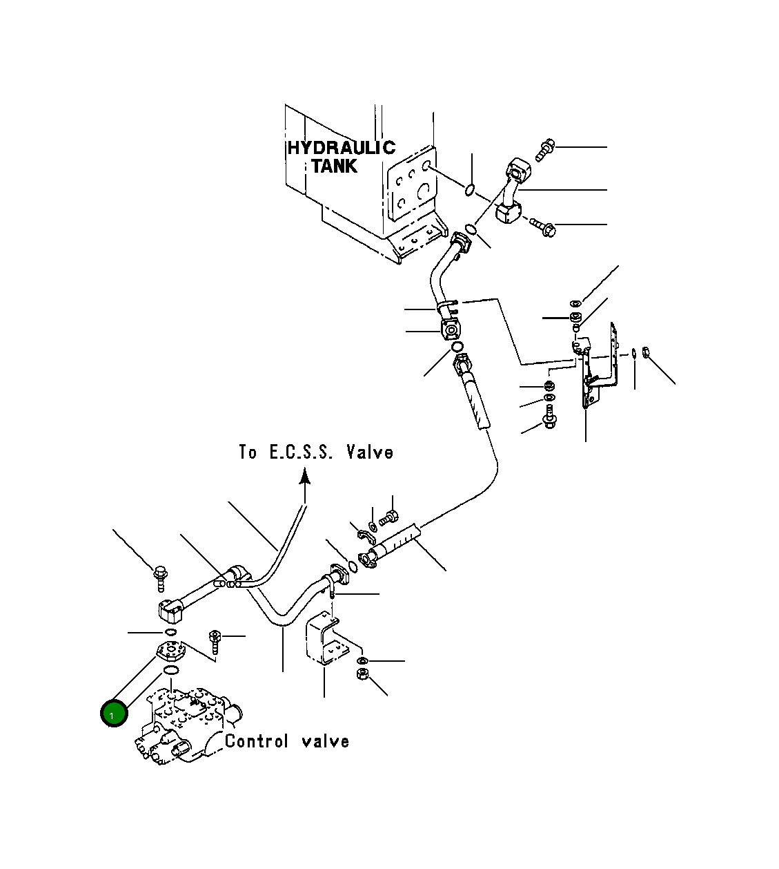 Адаптер 421-62-13750 Komatsu