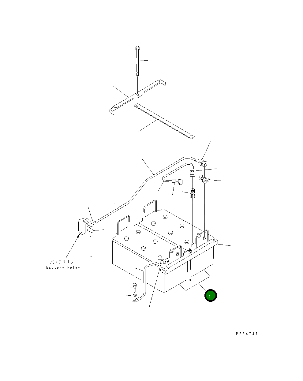 АккумуляторВ 12V 150AH 423-06-K1110 Komatsu