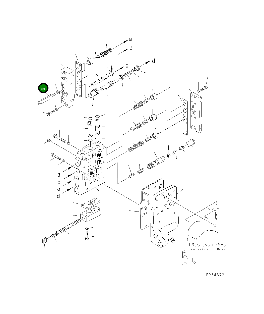 Вилка 232-15-15710 Komatsu