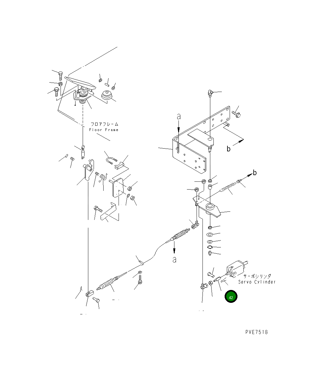 Вилка 427-43-11380 Komatsu