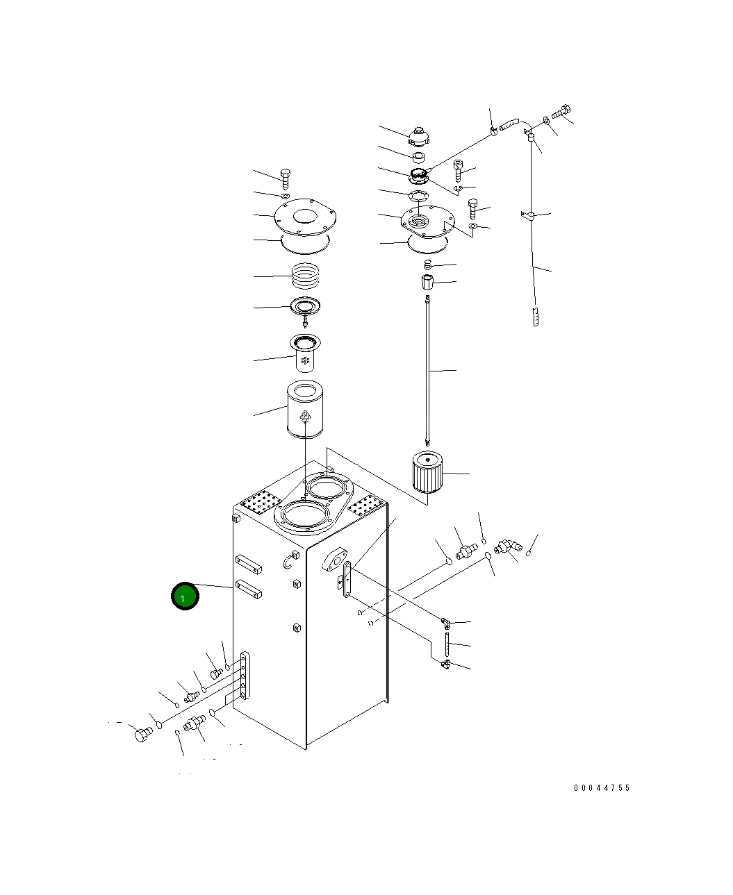 Бак 22U-60-27310 Komatsu