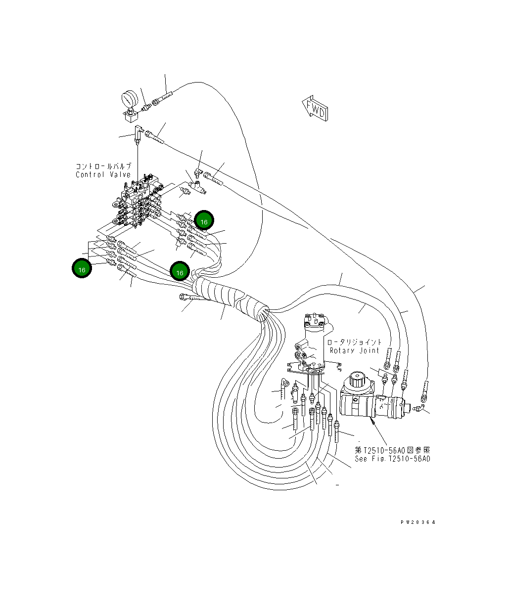 Адаптер MH22611-11050 Komatsu