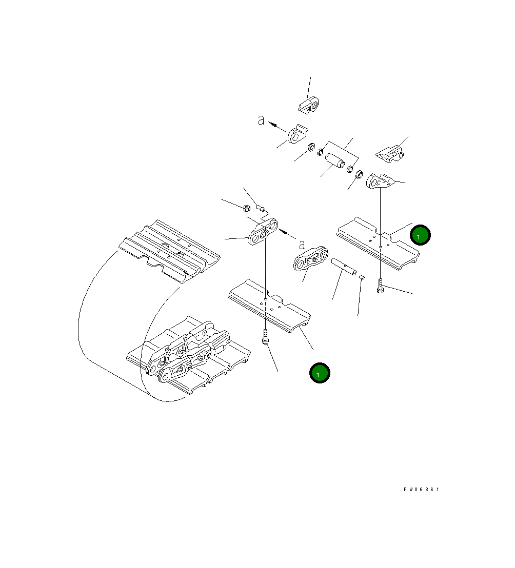 Башмак 144-32-11341 Komatsu