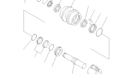 Вал 198-30-35240 Komatsu