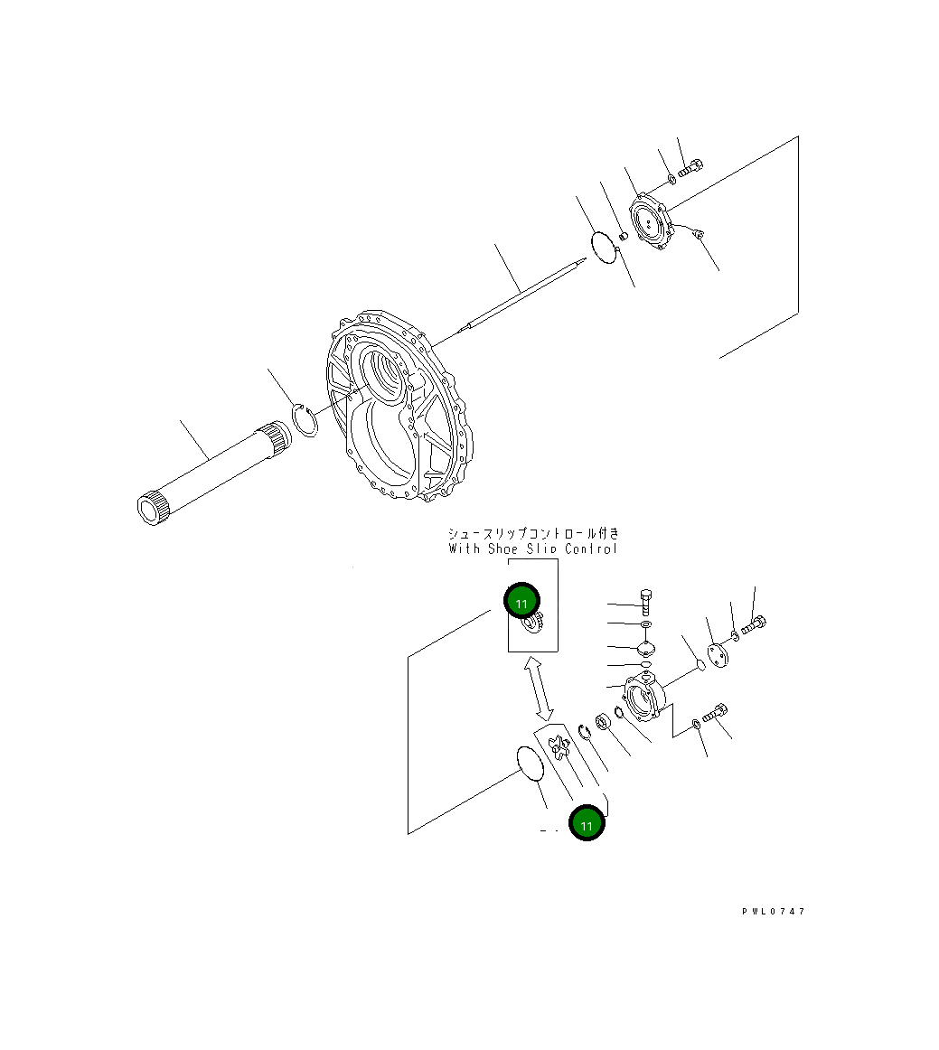 Барабан 198-22-42110 Komatsu