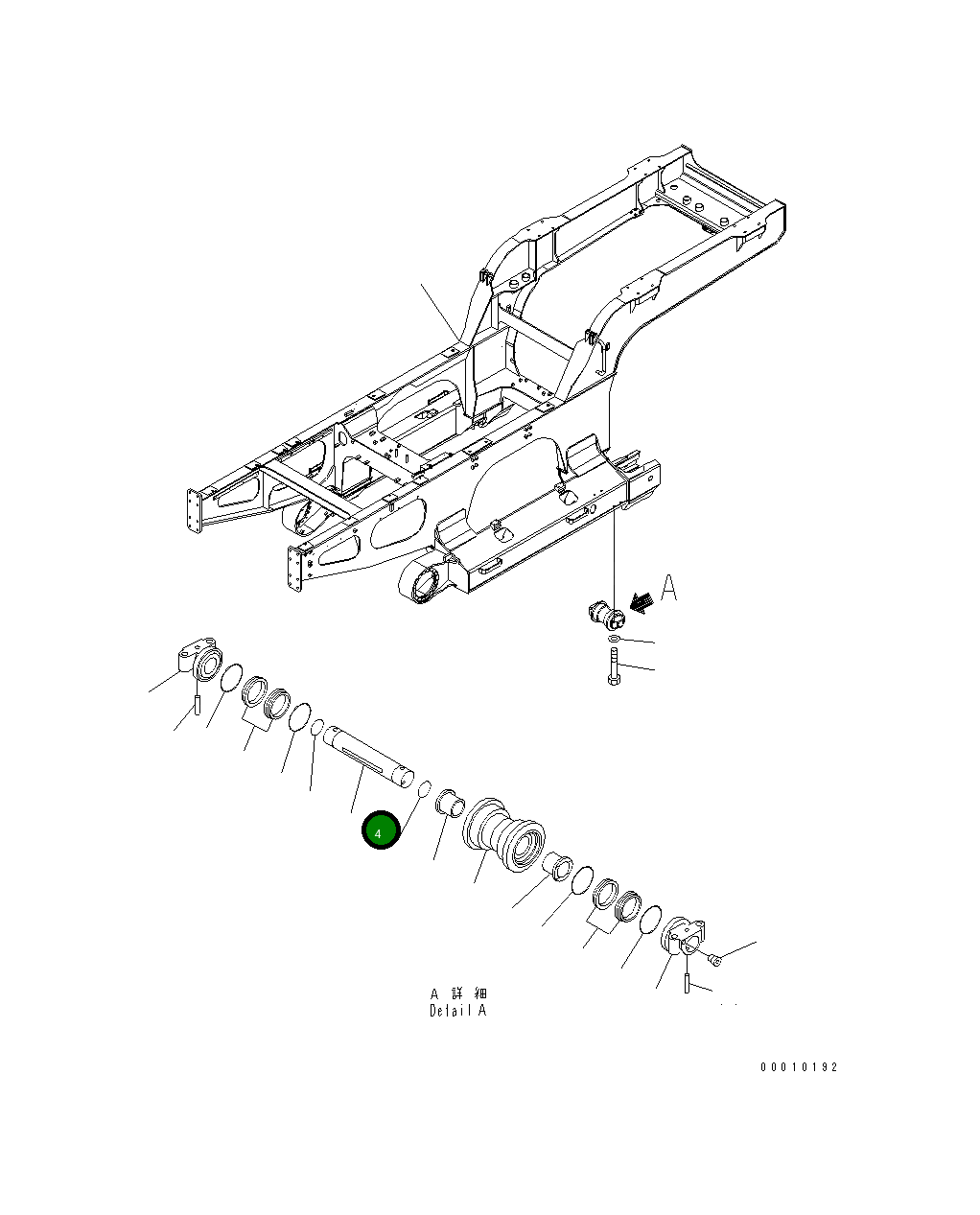 Вал 22U-30-11420 Komatsu