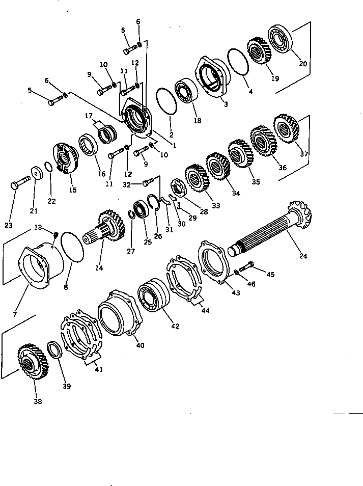 Вал 144-14-57560 Komatsu