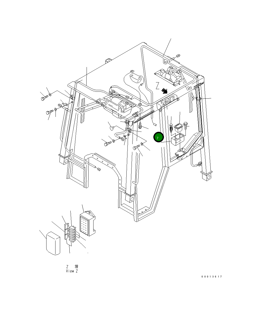 Винт 01023-20610 Komatsu