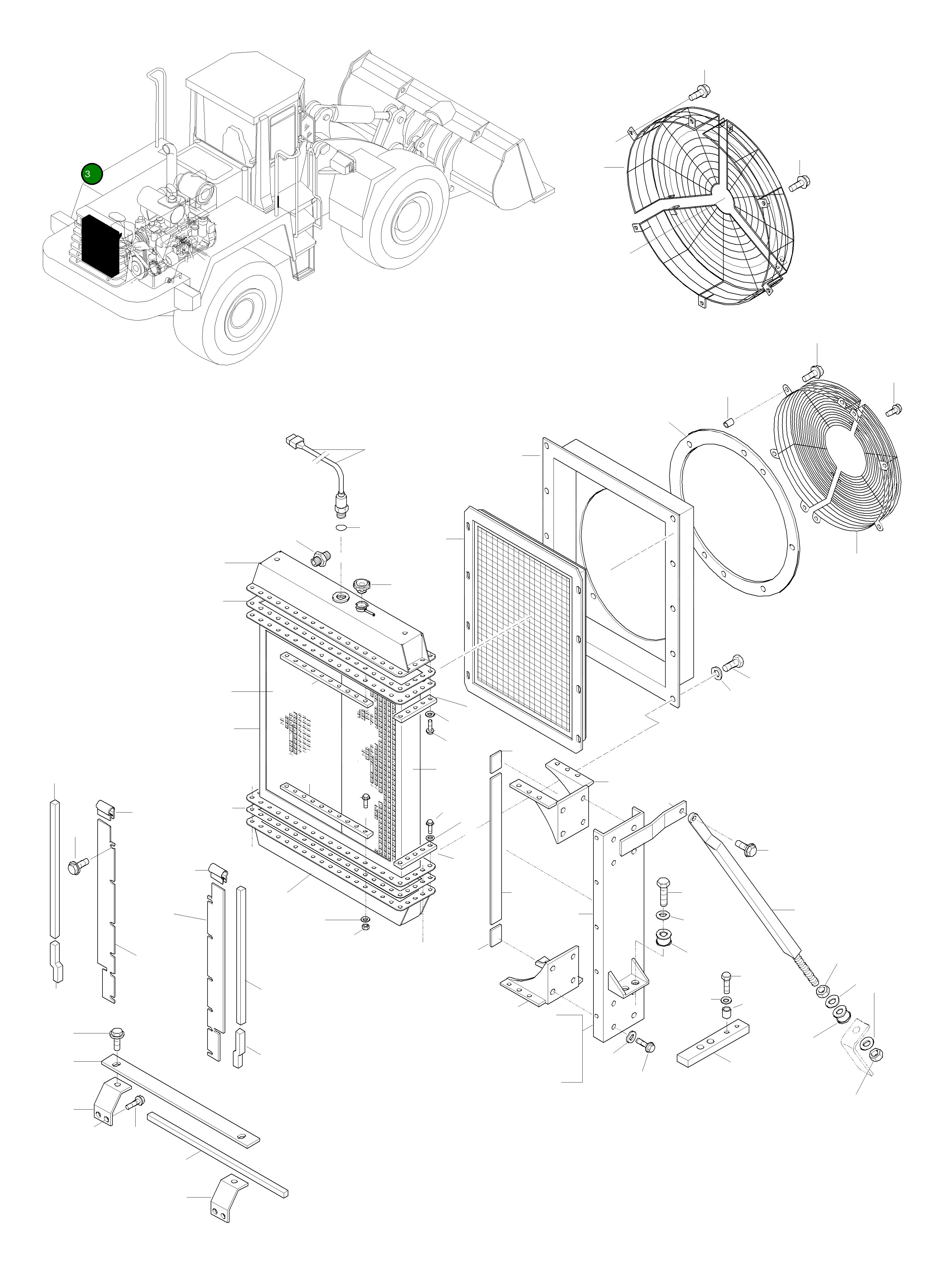 Бак 421-03-H0P02 Komatsu