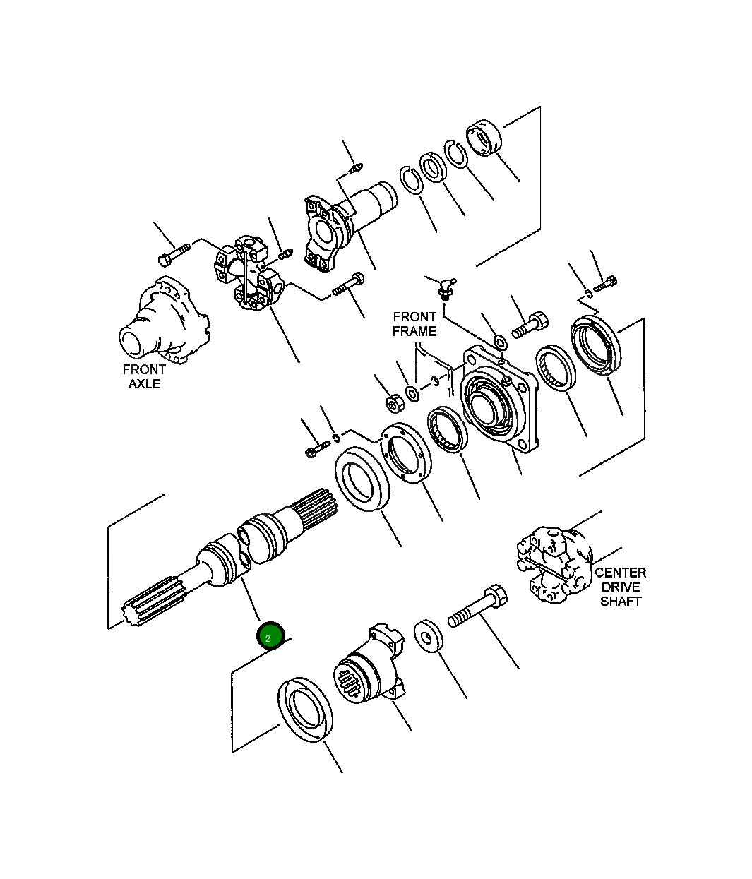 Вал 424-20-13731 Komatsu
