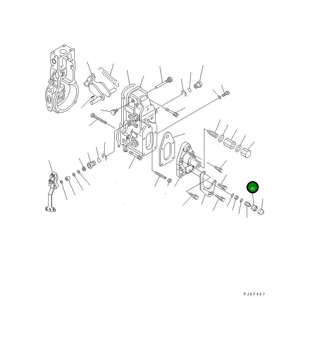 Адаптер DK154062-3900 Komatsu