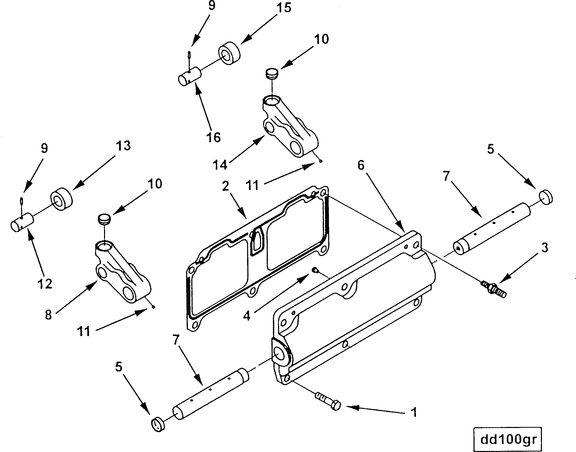 Вал CU3066217 Komatsu