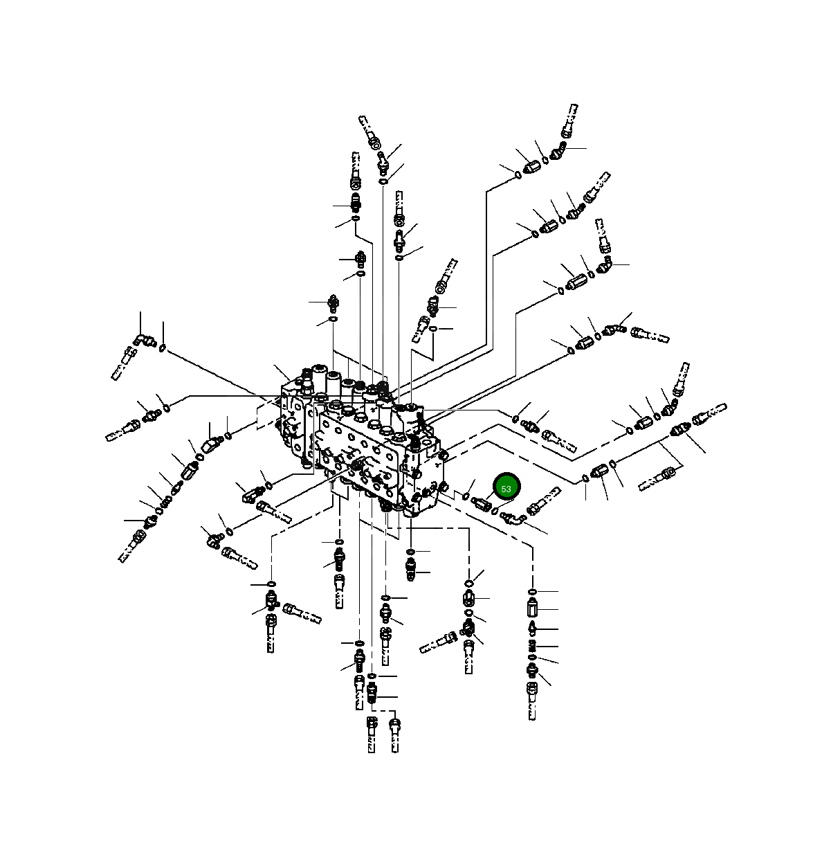 Адаптер 20Y-62-63750 Komatsu