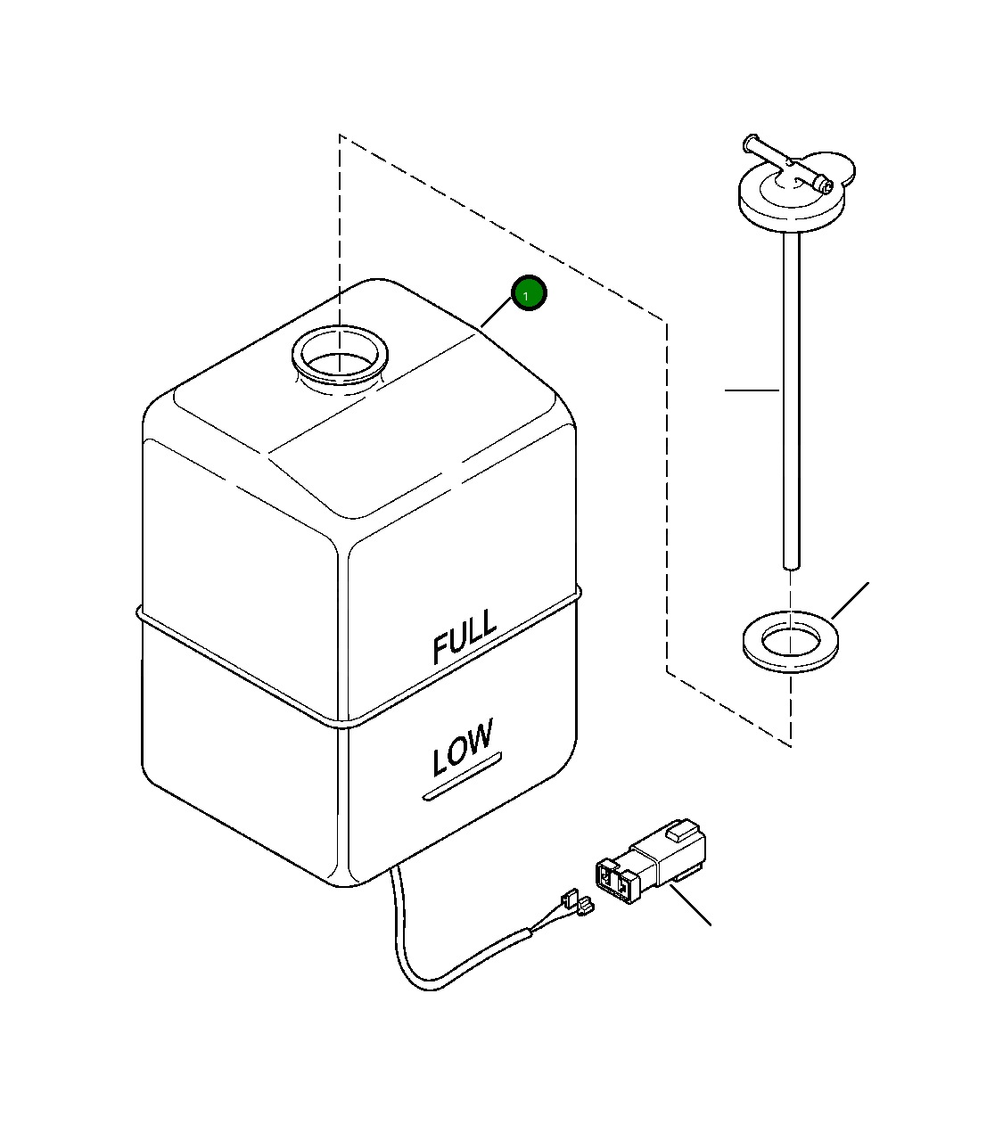 Бак 205-03-71271 Komatsu