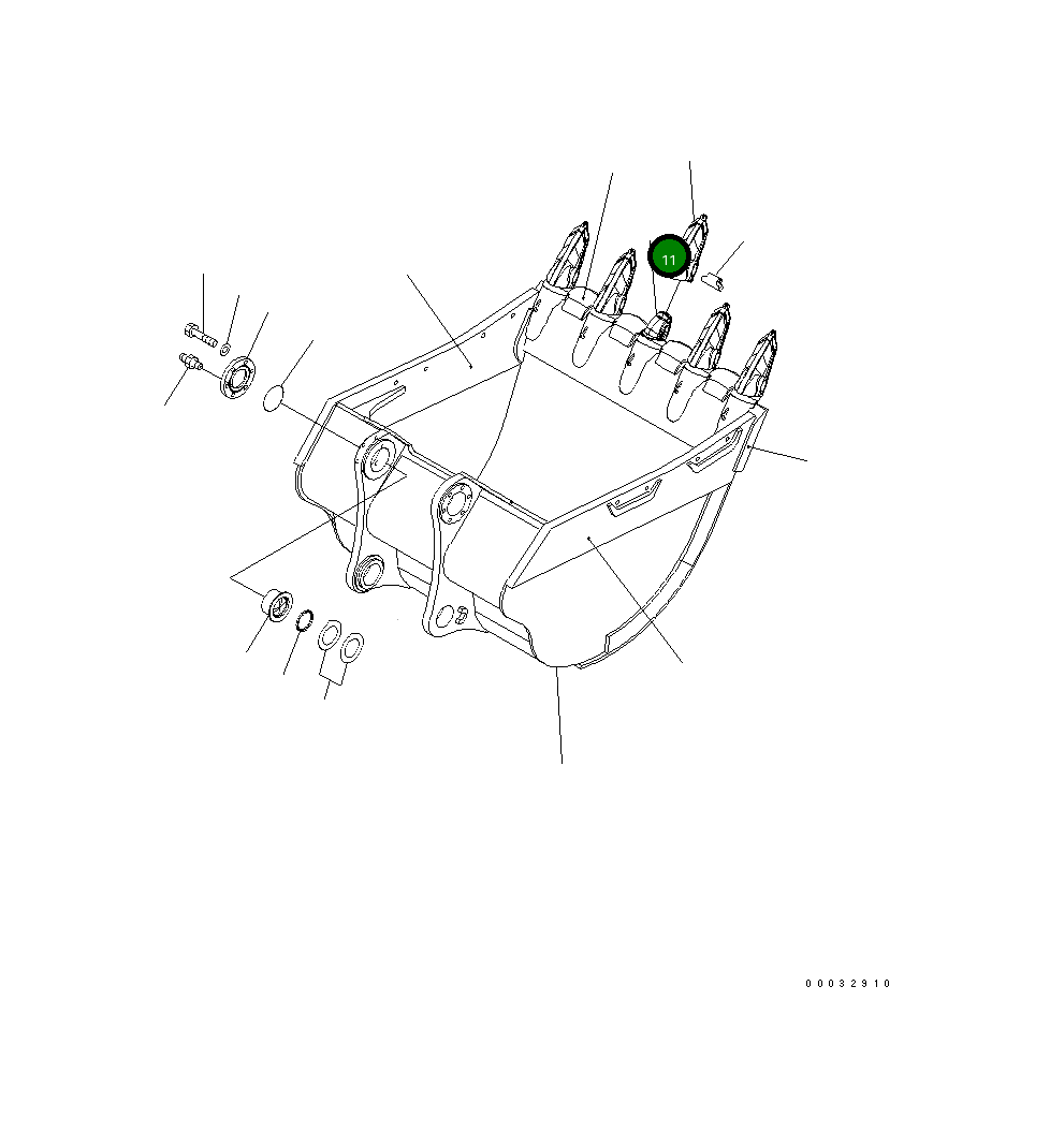 Адаптер 209-70-77710 Komatsu