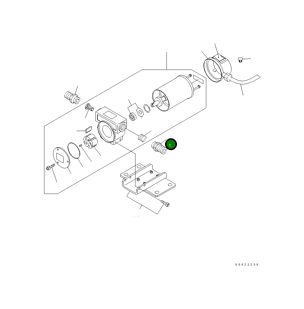 Адаптер 20Y-04-38010 Komatsu