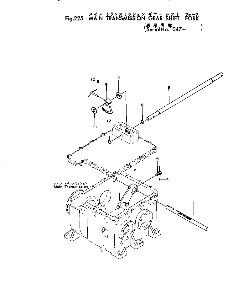 Вилка 267-30-18901 Komatsu