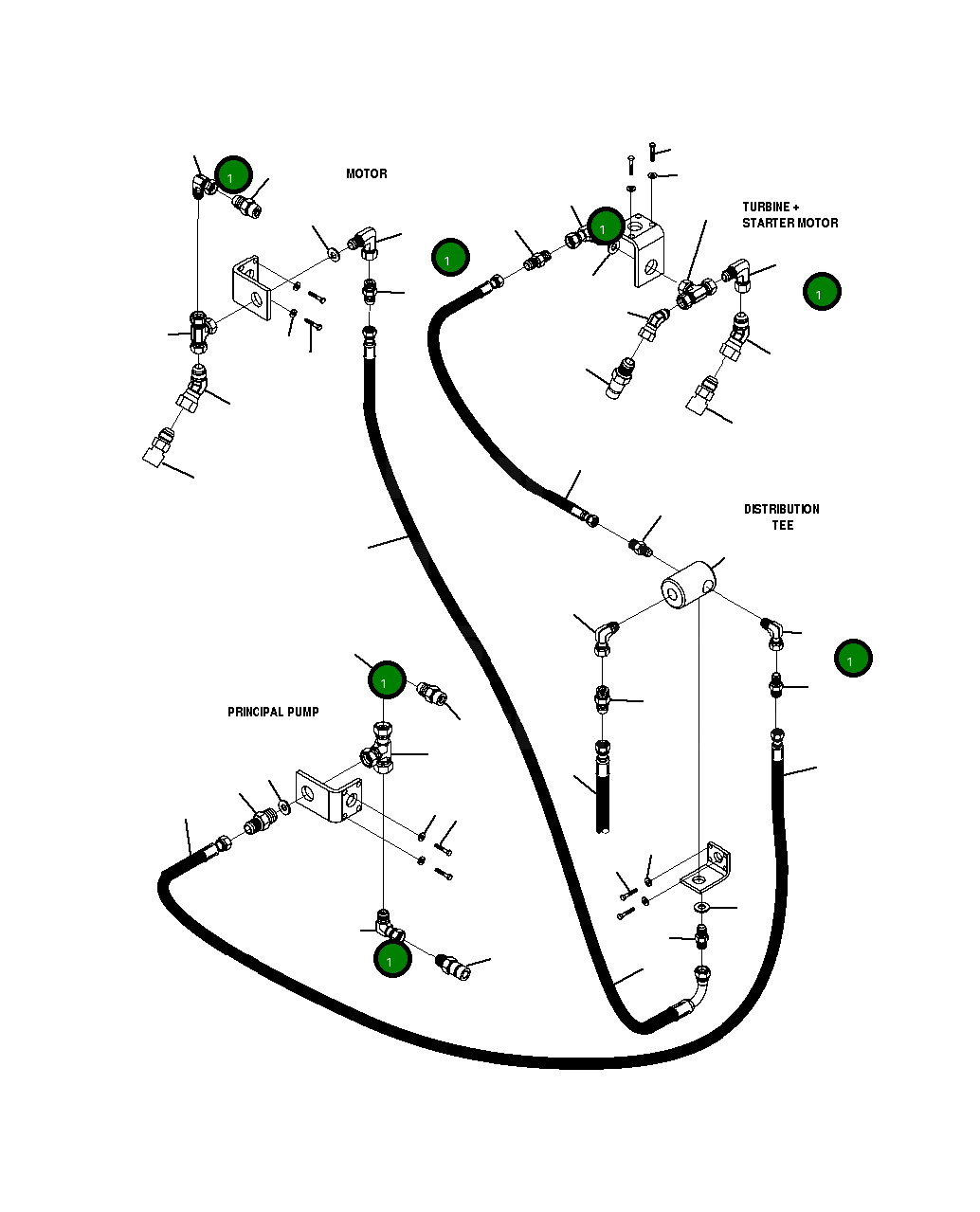 Адаптер 20Y-968-B190 Komatsu