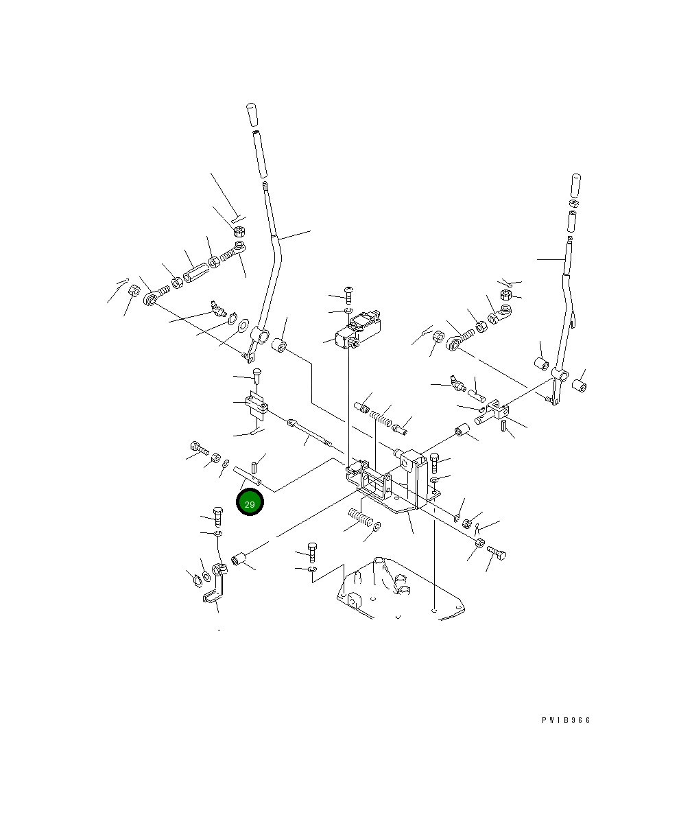 Вал 176-76-28180 Komatsu
