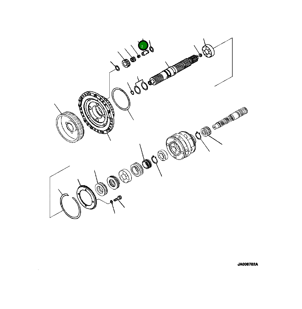Вал 425-15-32511 Komatsu