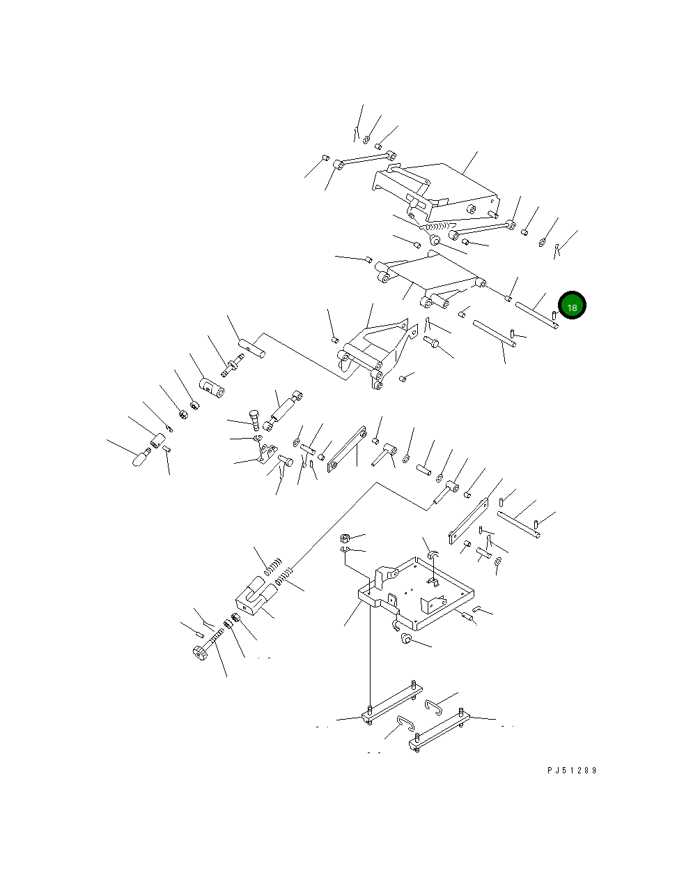 Вал 232-57-57430 Komatsu