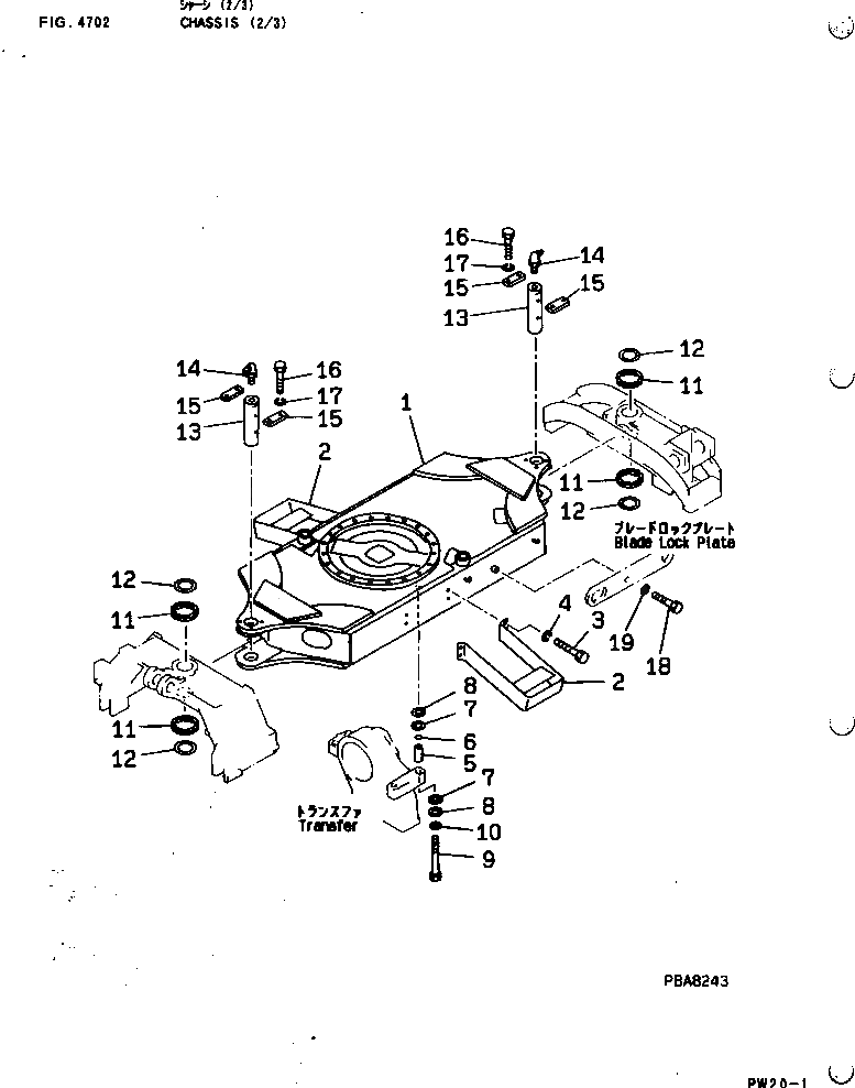 Вал 21E-47-11190 Komatsu