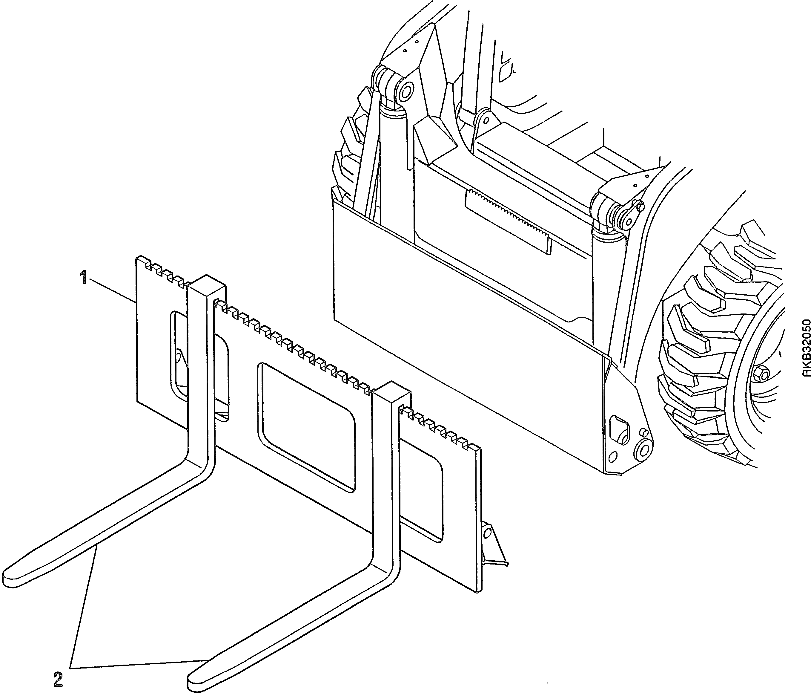 Вилка 37A-910-1010 Komatsu