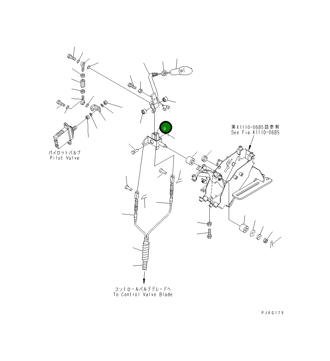 Вилка 22L-910-1721 Komatsu
