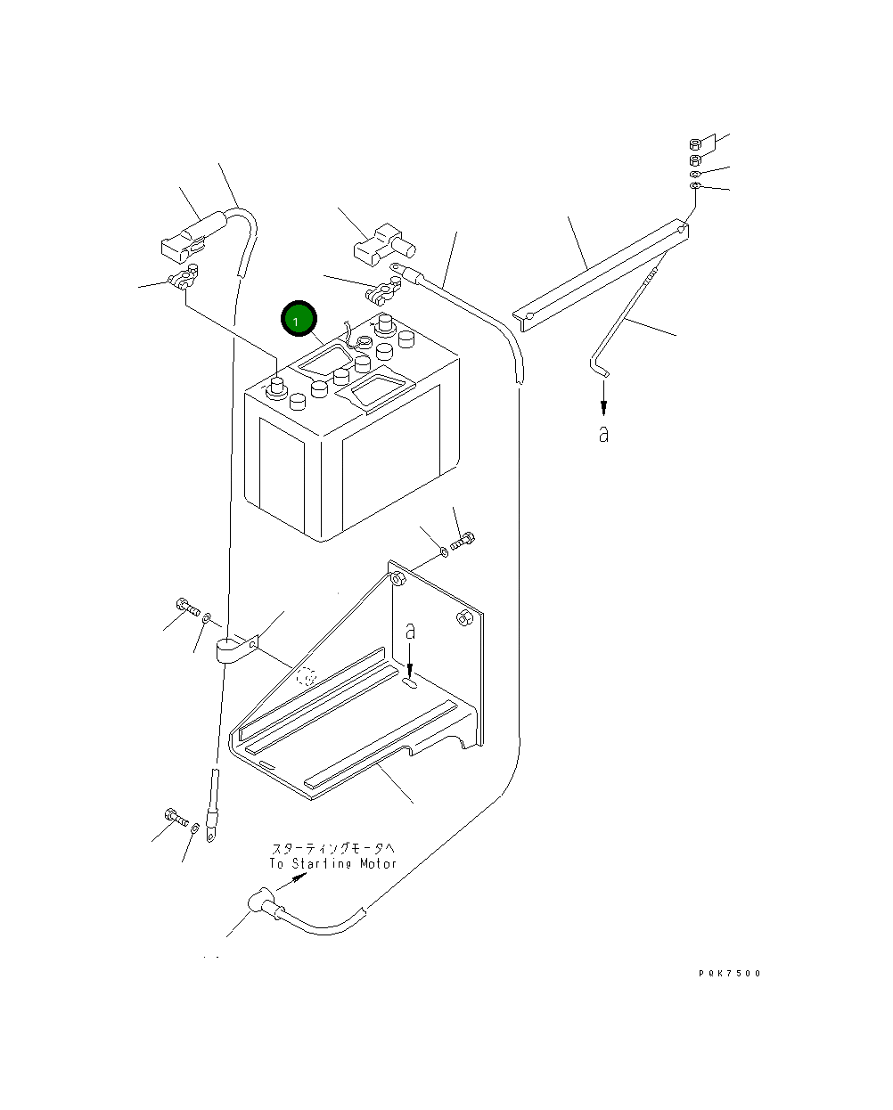 Аккумулятор 10S-06-21350 Komatsu