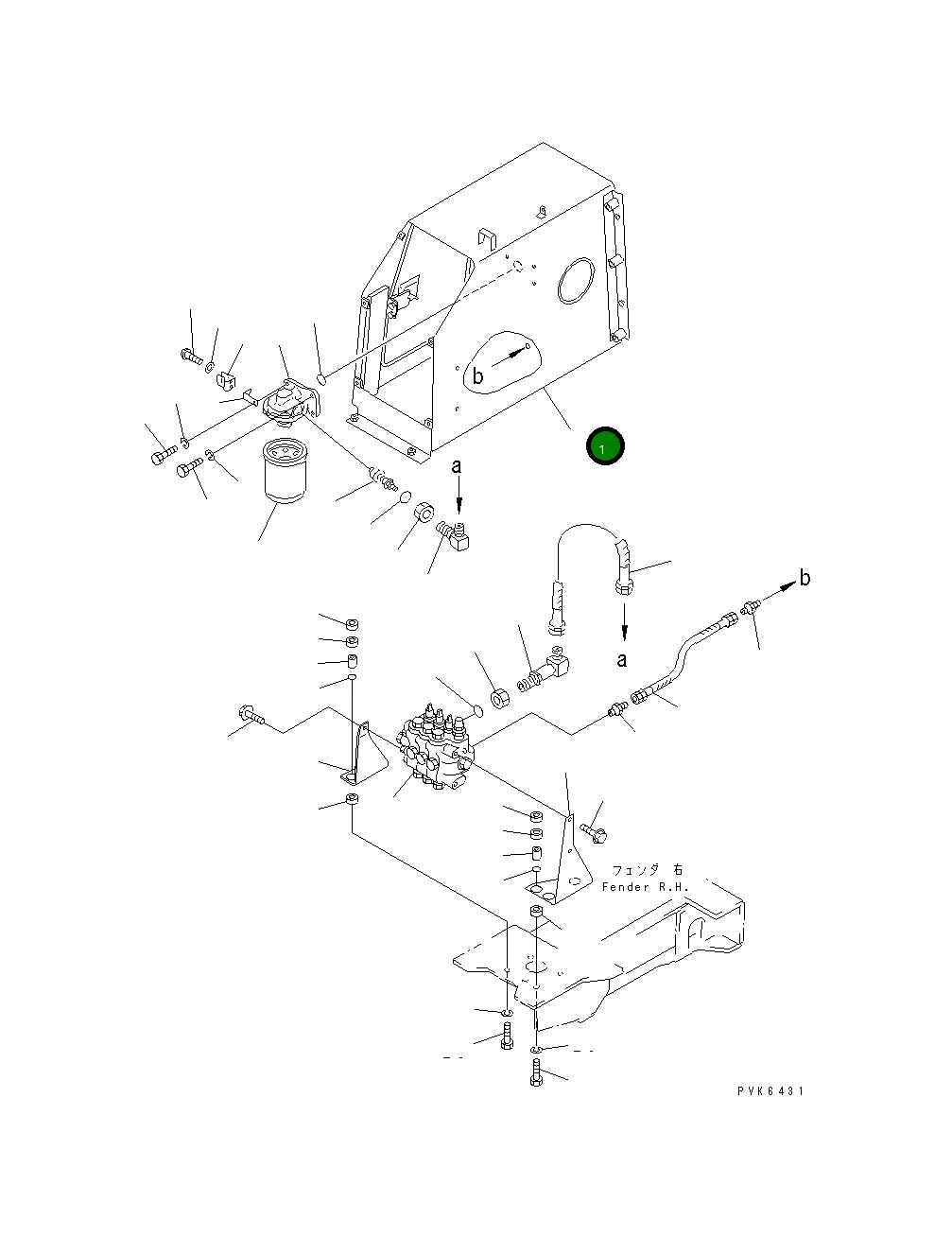 Бак 114-54-49290 Komatsu