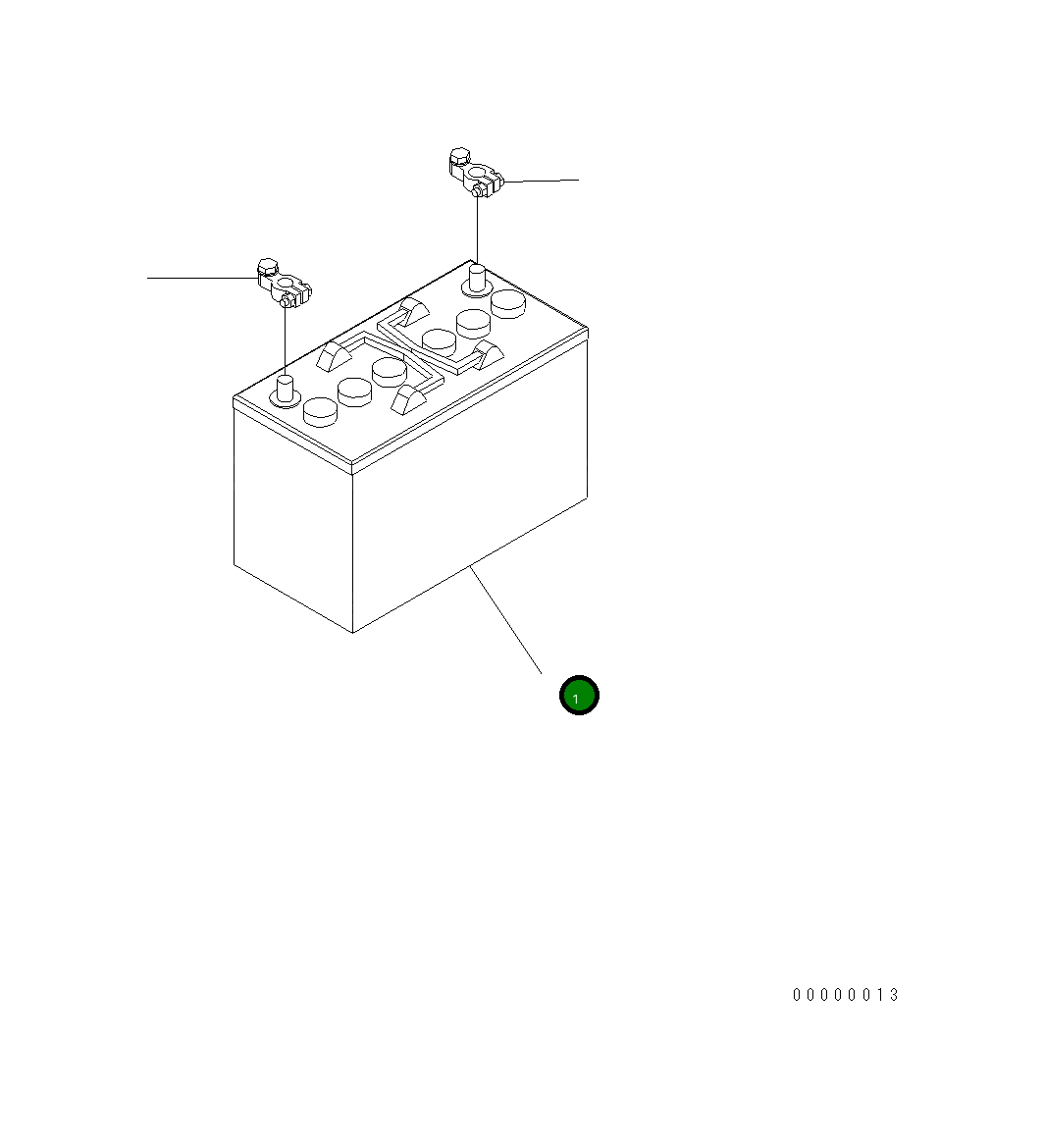 Аккумулятор 42Y-00-H3400 Komatsu