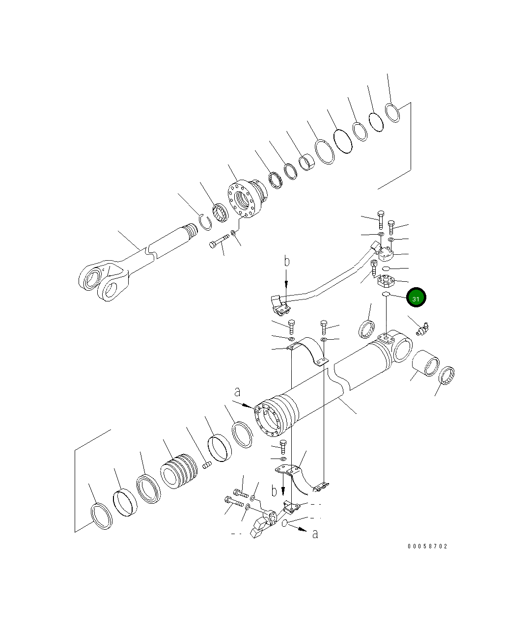 Адаптер 707-88-04710 Komatsu