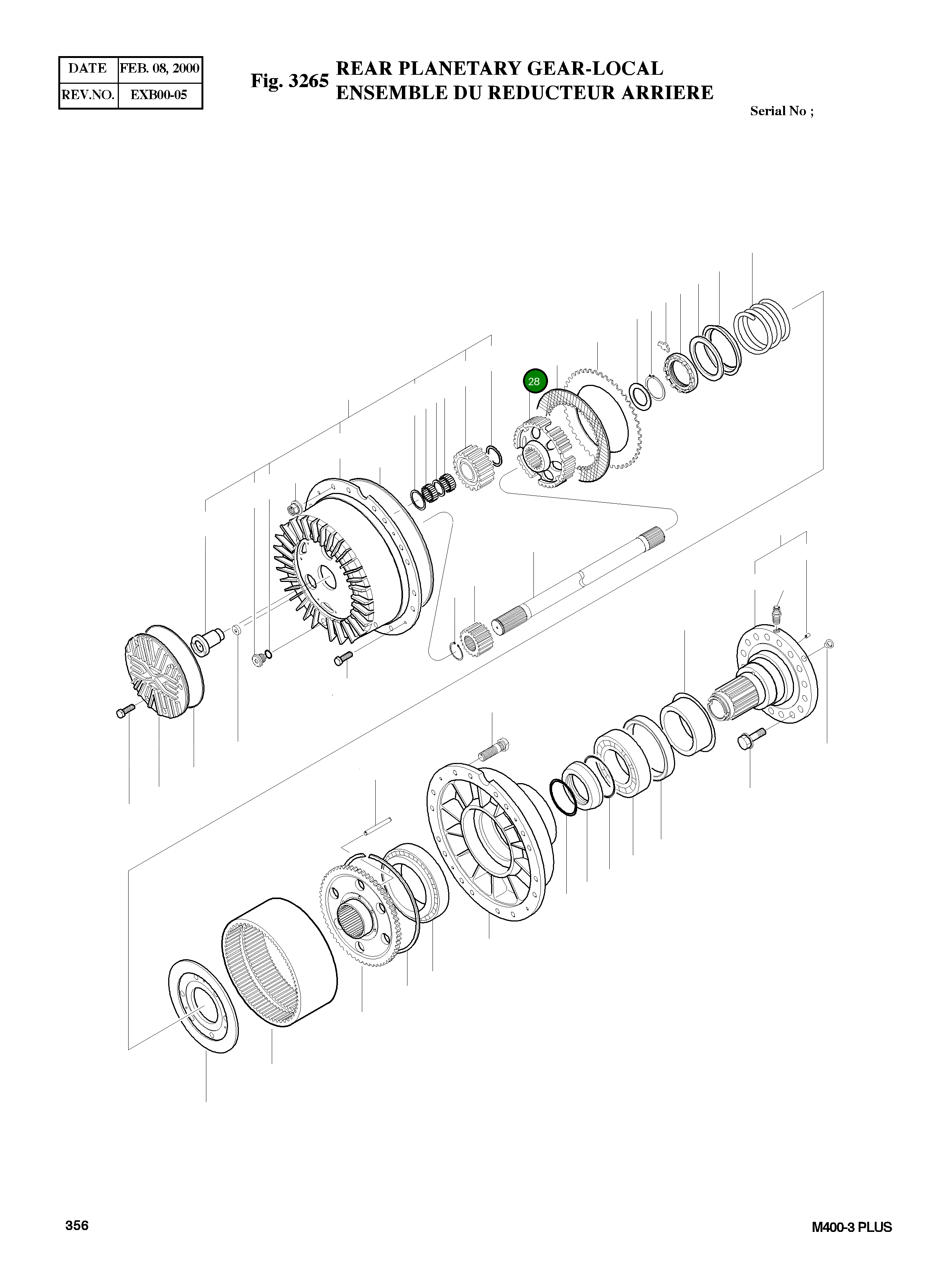 Барабан 4225-7006 Komatsu