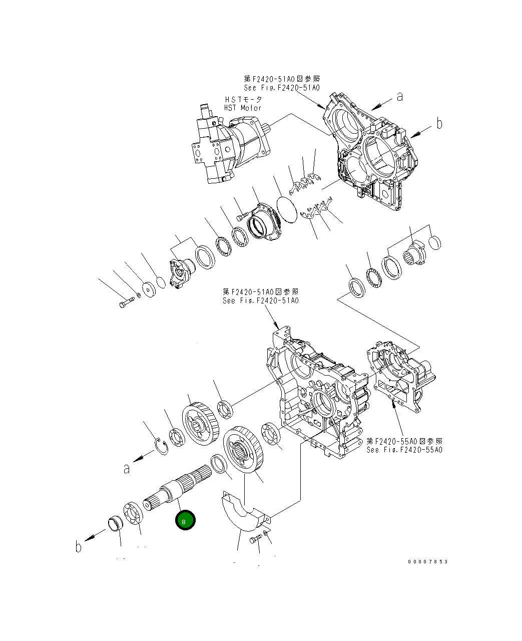 Вал 419-17-32121 Komatsu