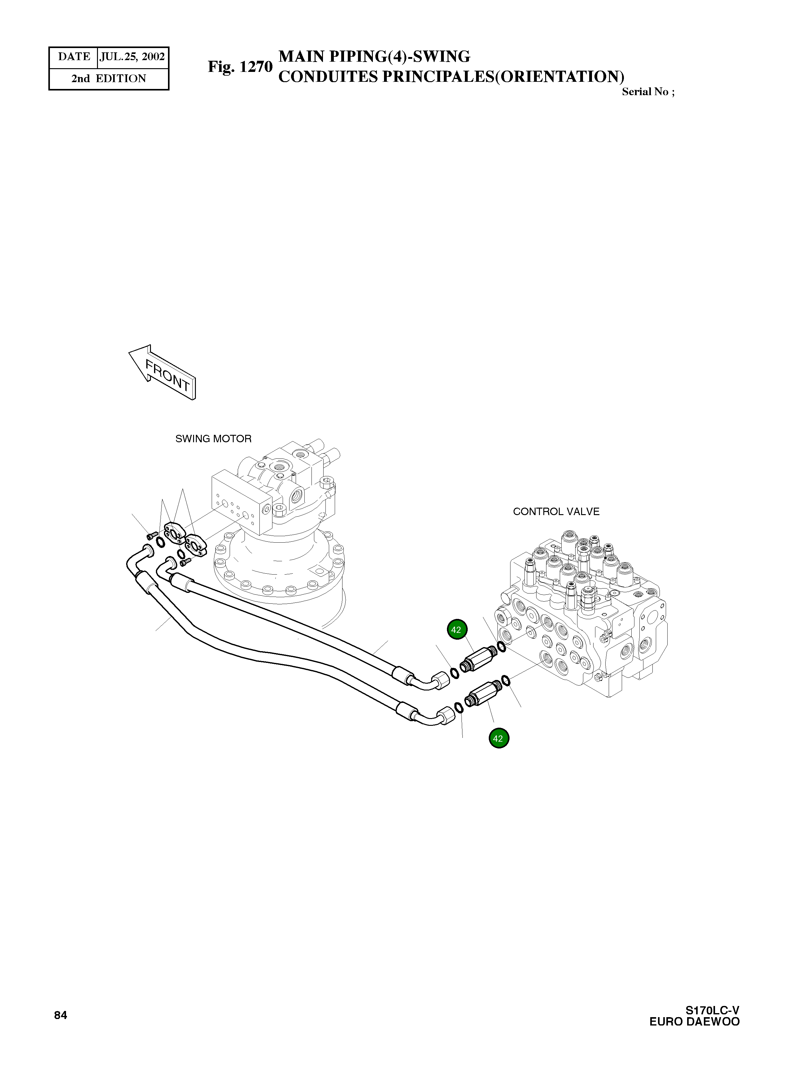 Адаптер PF3/4-UNF3/4 2181-2627D11 Komatsu