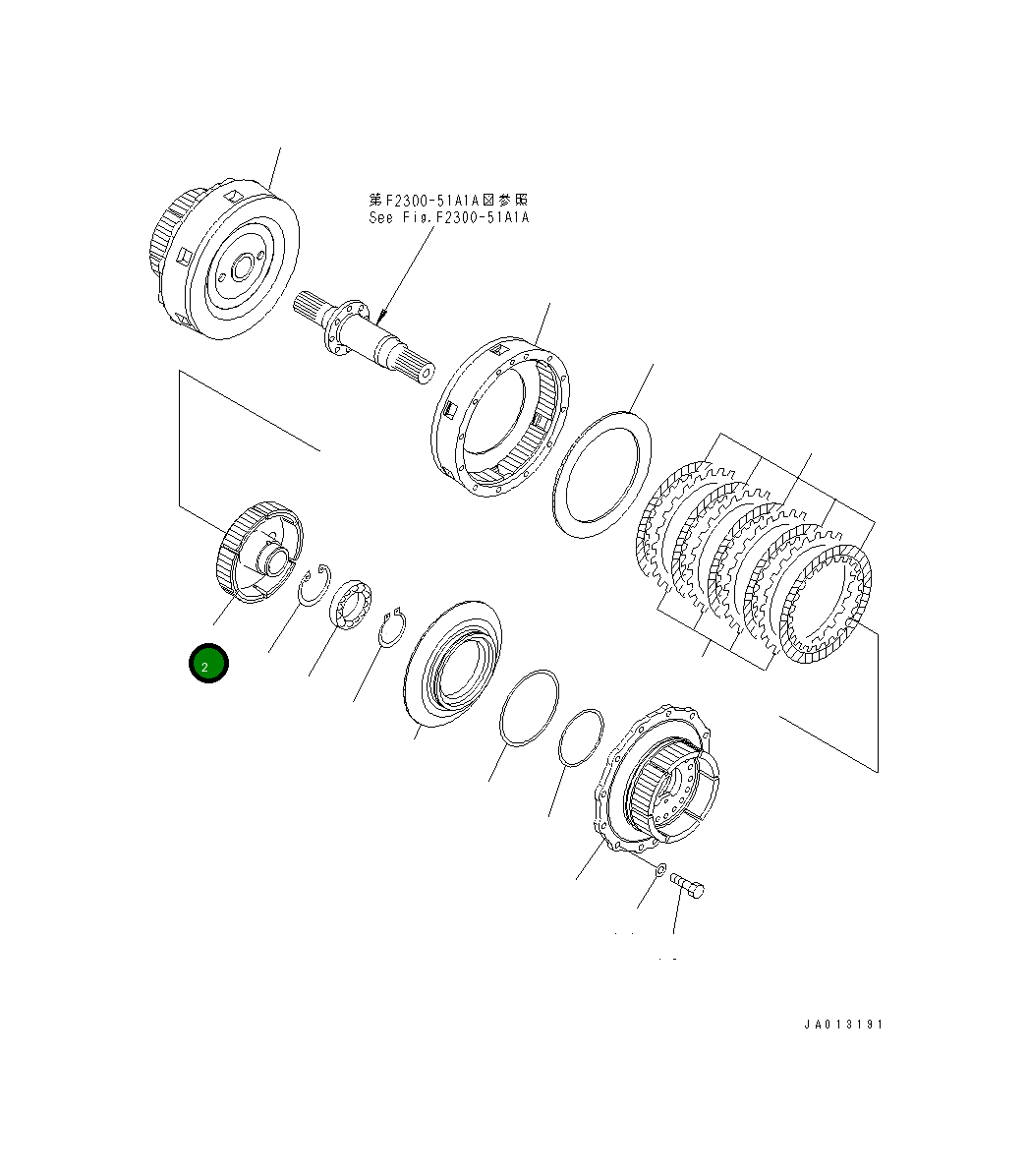 Барабан 14X-22-22120 Komatsu