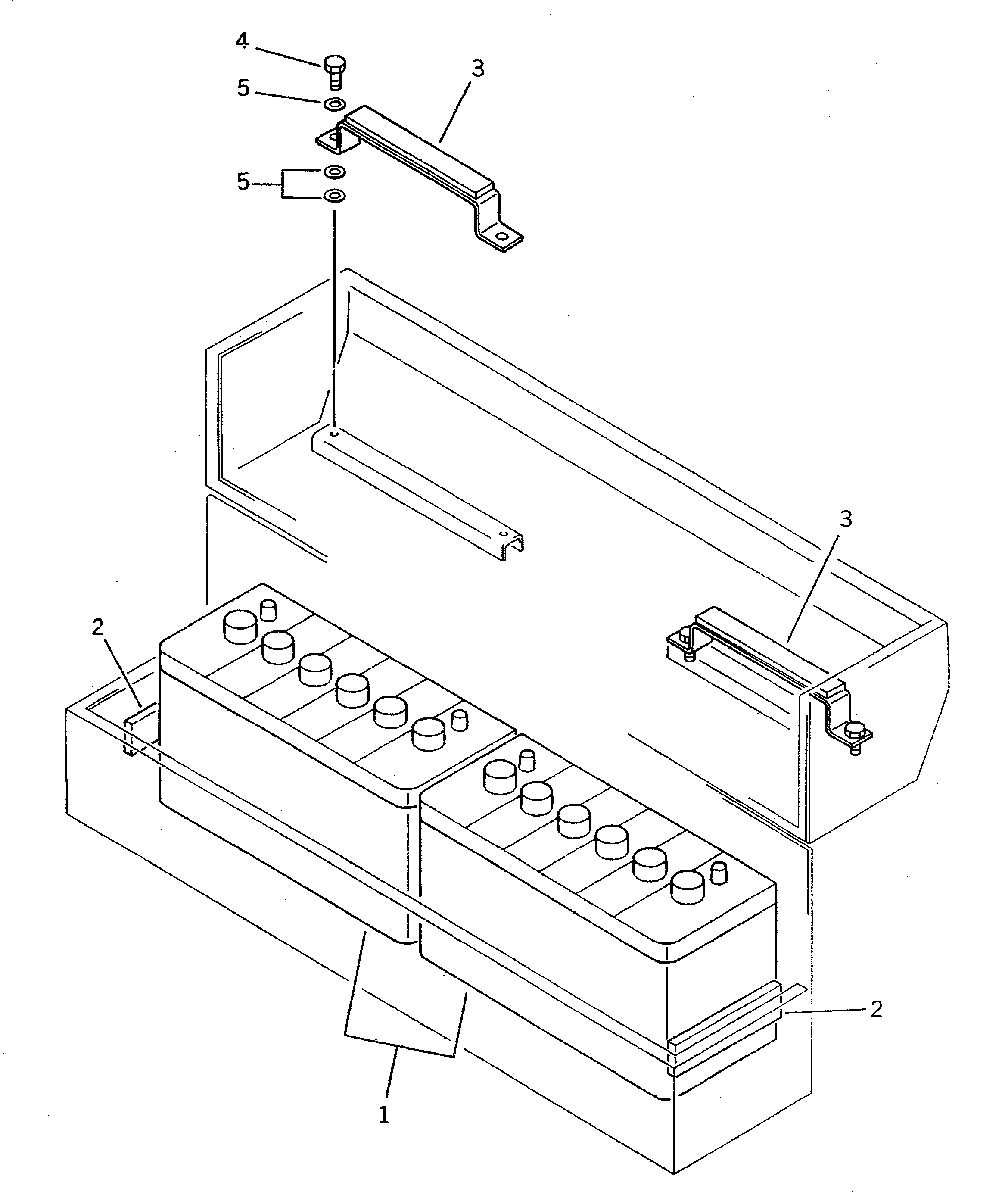 Аккумулятор (105E41R) 08000-1221Z Komatsu