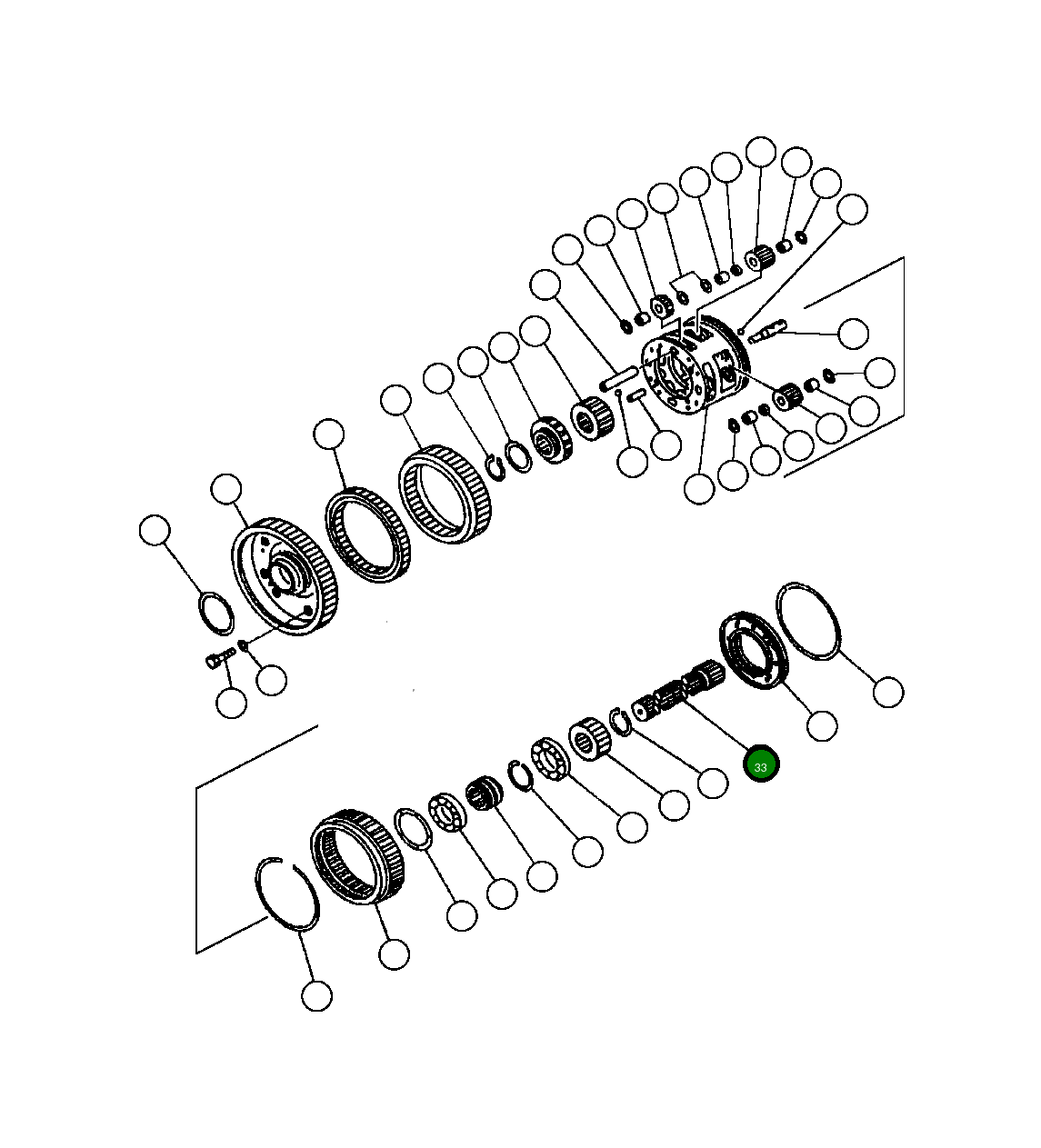Вал 561-15-52123 Komatsu