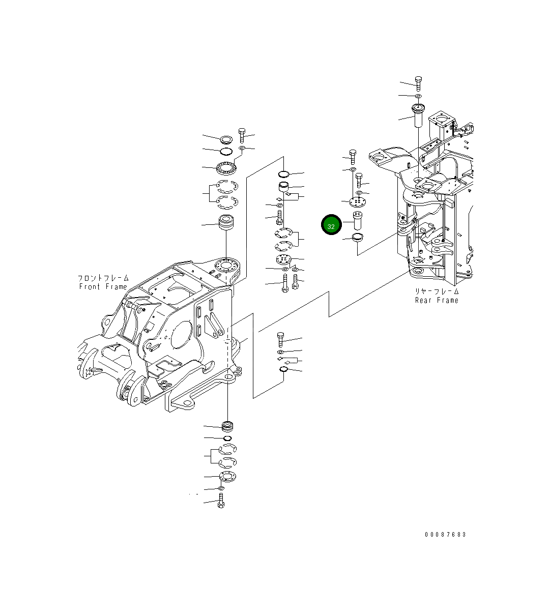 Вал 426-46-31960 Komatsu