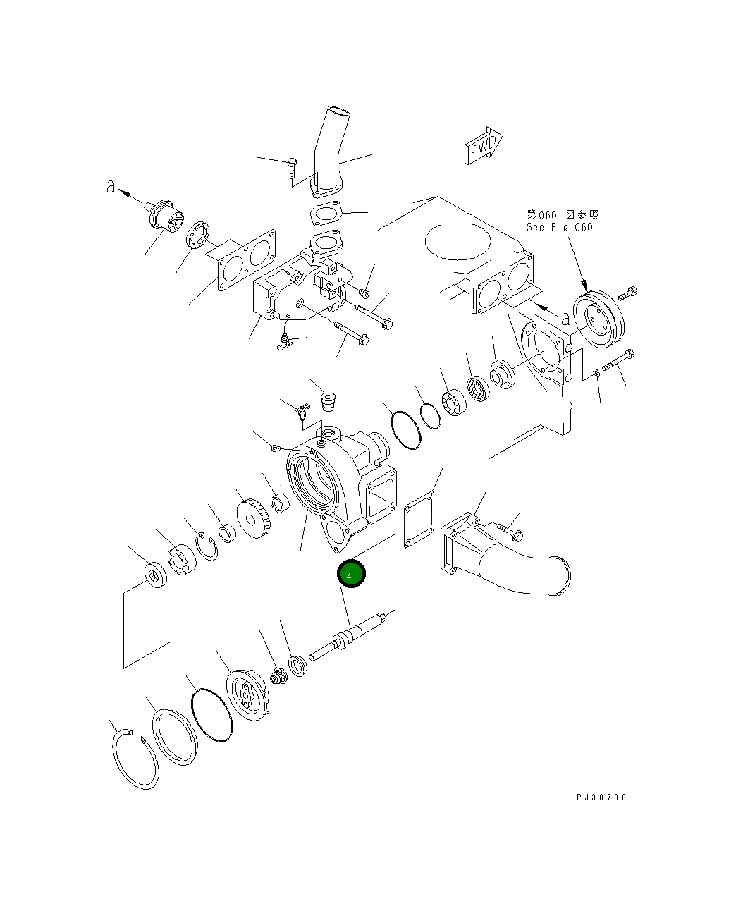 Вал 6212-61-1321 Komatsu